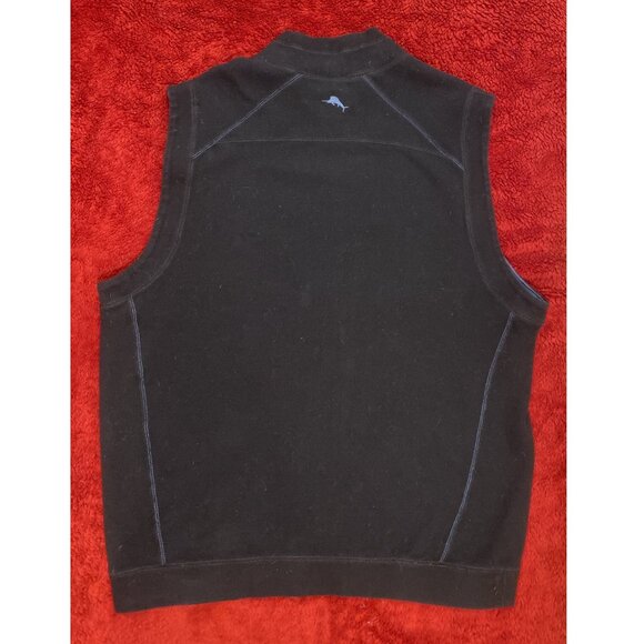 Tommy Bahama Men's Reversible Vest - Black/Blue -  Medium - Picture 5 of 8